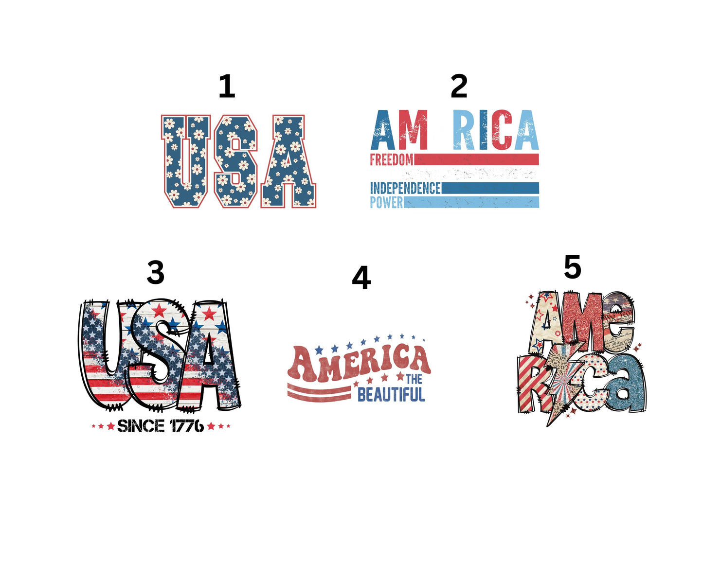 America 4th of July Tees La Bella Rose Boutique
