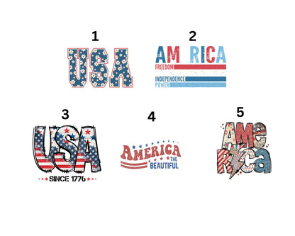 America 4th of July Tees La Bella Rose Boutique