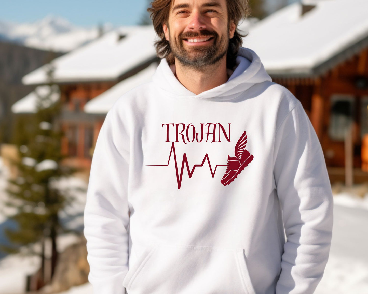 Personalized Pulse Track and Field Hoodie (Unisex)