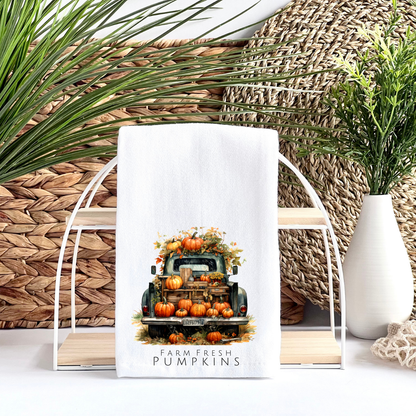 Pumpkin Truck Tea Towels