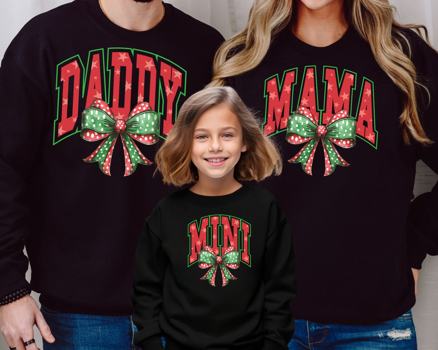 Family Christmas Crews (Youth) La Bella Rose Boutique