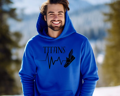 Personalized Pulse Track and Field Hoodie (Unisex)