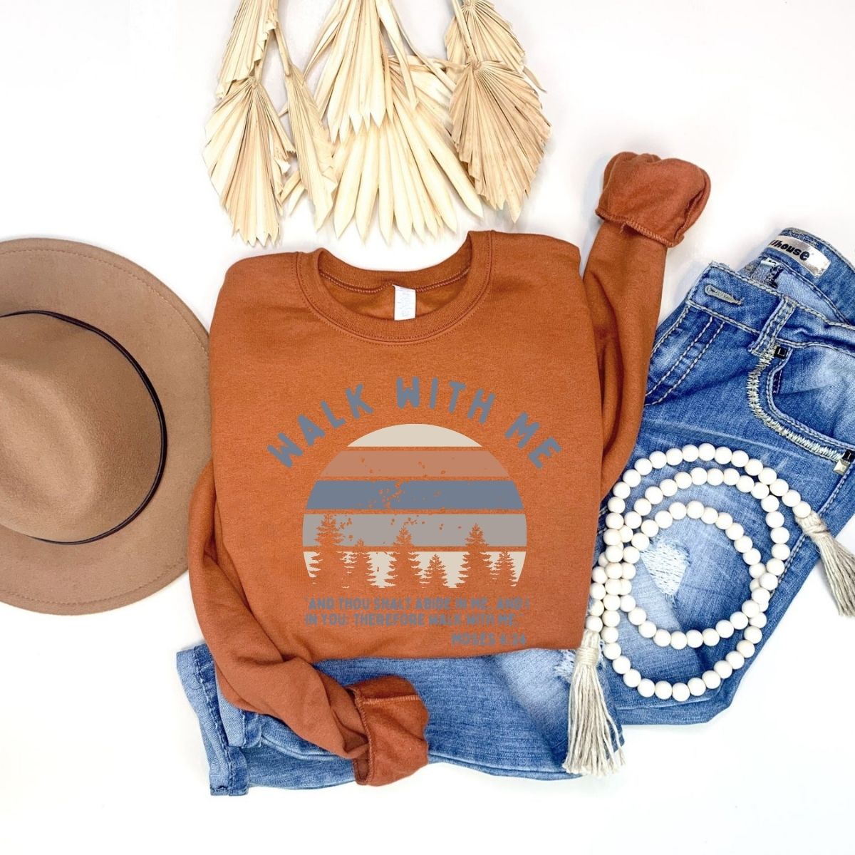 2026 Girls Camp | Walk With Me | Moses 6:34 | Color block La Bella Rose Boutique