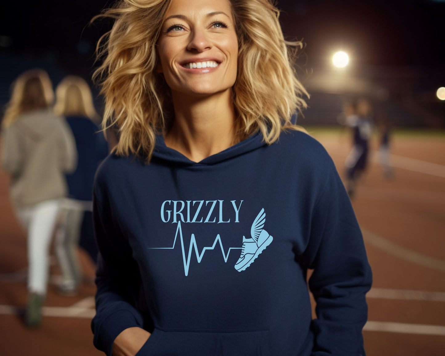 Personalized Pulse Track and Field Hoodie (Unisex)