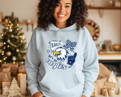 Eagle Rock "Let's Go Eagles" Hoodie La Bella Rose Boutique