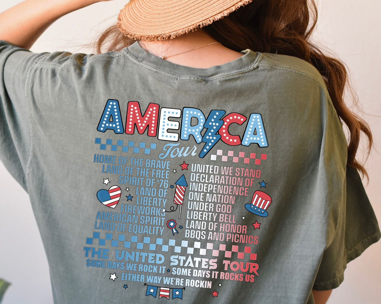 America 4th of July Tees