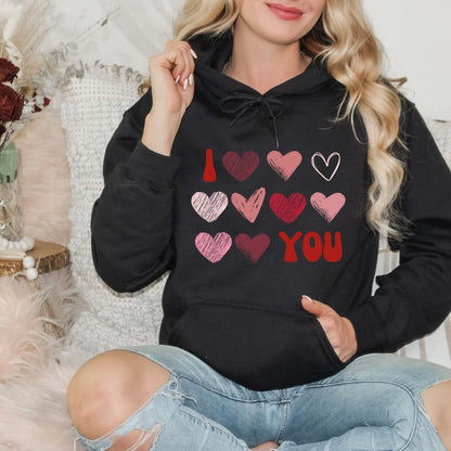 Cute Valentines Hoodie La Bella Rose Boutique