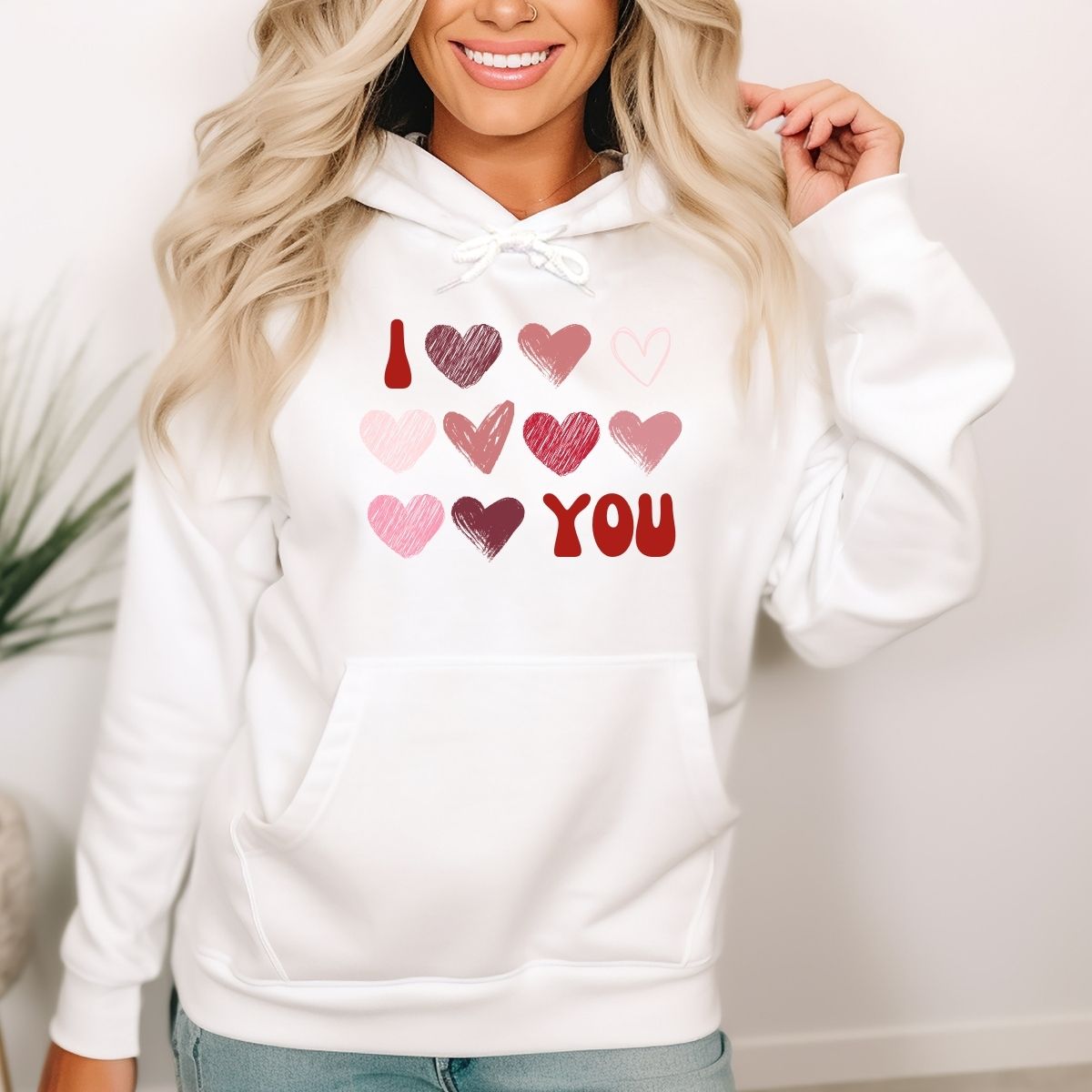 Cute Valentines Hoodie La Bella Rose Boutique