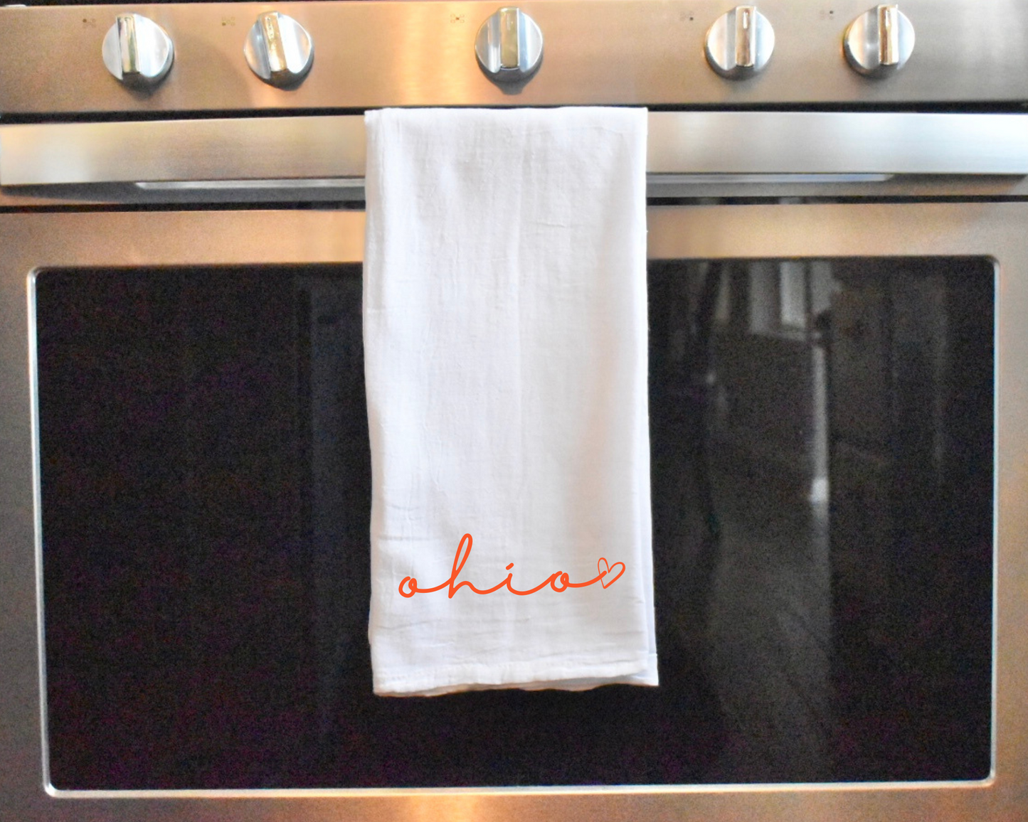 Cursive State Tea Towel