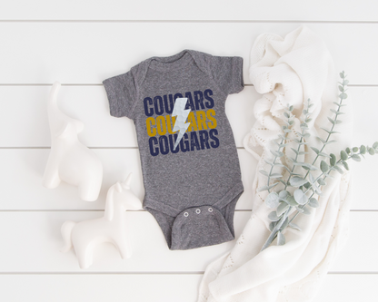 Custom Lightning Golf Baby Bodysuit