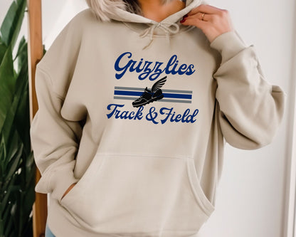 Track and Field Retro Hoodie (Unisex)