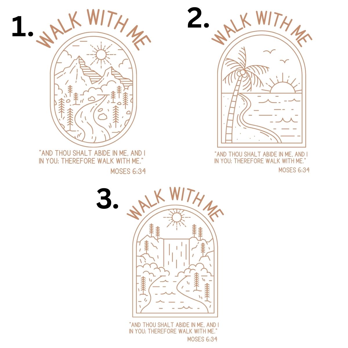 Walk With Me | Moses 6:34 | Foot Steps Hoodie Minimalist La Bella Rose Boutique