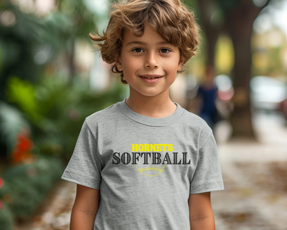 Vintage Softball Tee Youth Size