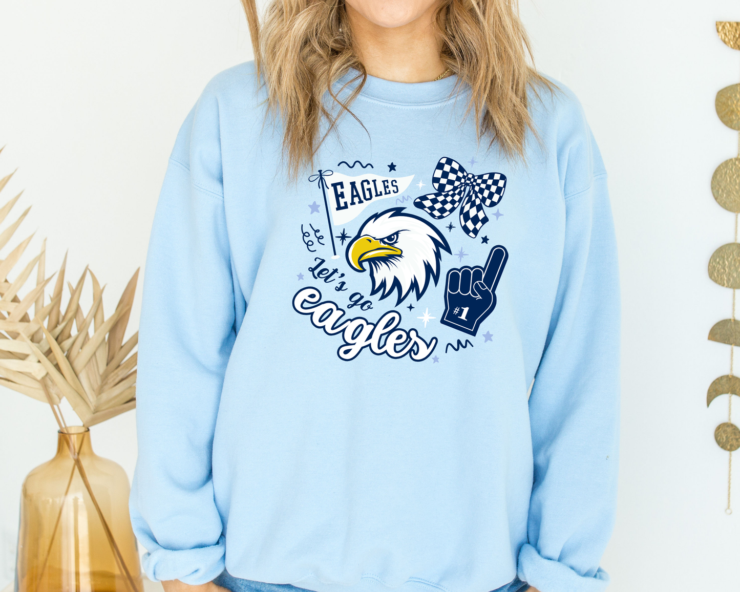 Eagle Rock "Let's Go Eagle" Sweatshirt La Bella Rose Boutique