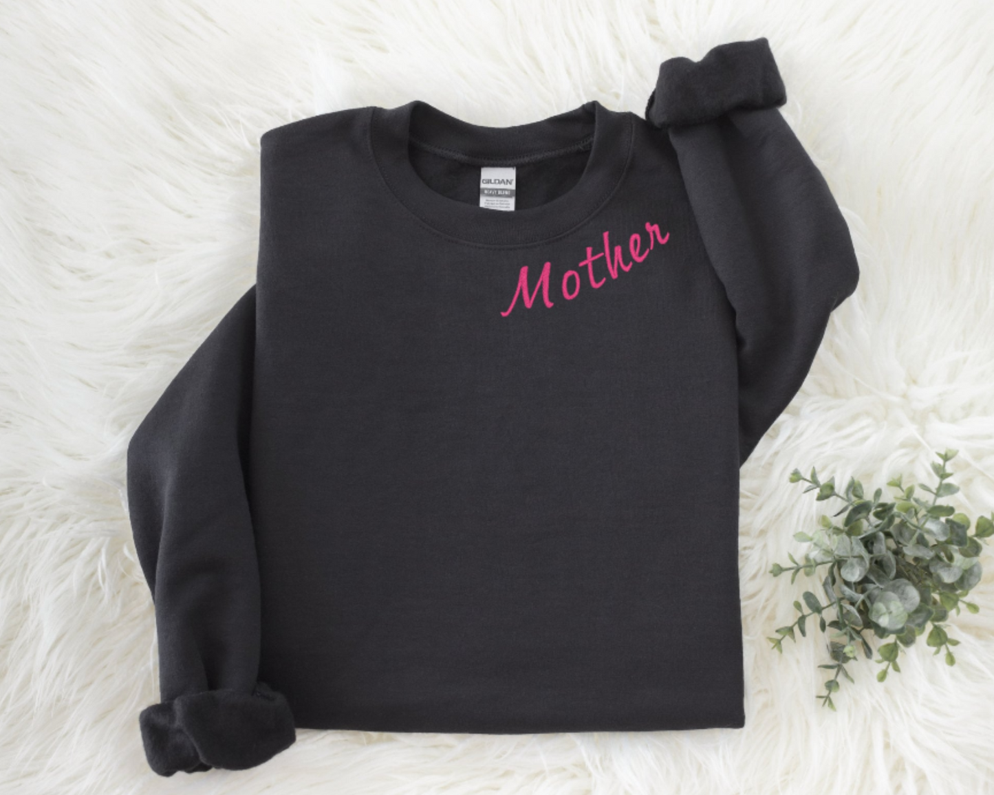 Mom Embroidered Sweatshirt