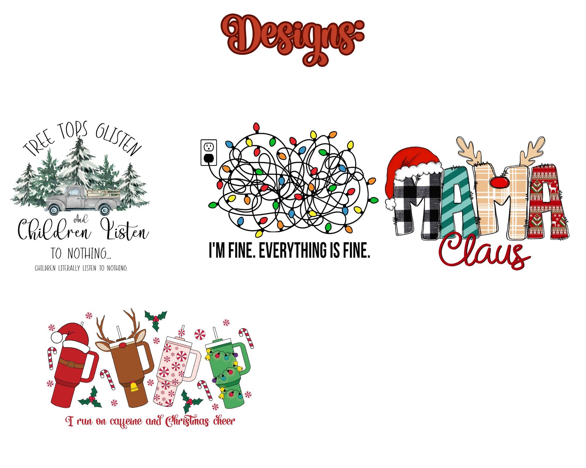 Christmas Mom Tees La Bella Rose Boutique