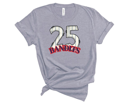 Bandits Baseball Jersey Number Tee