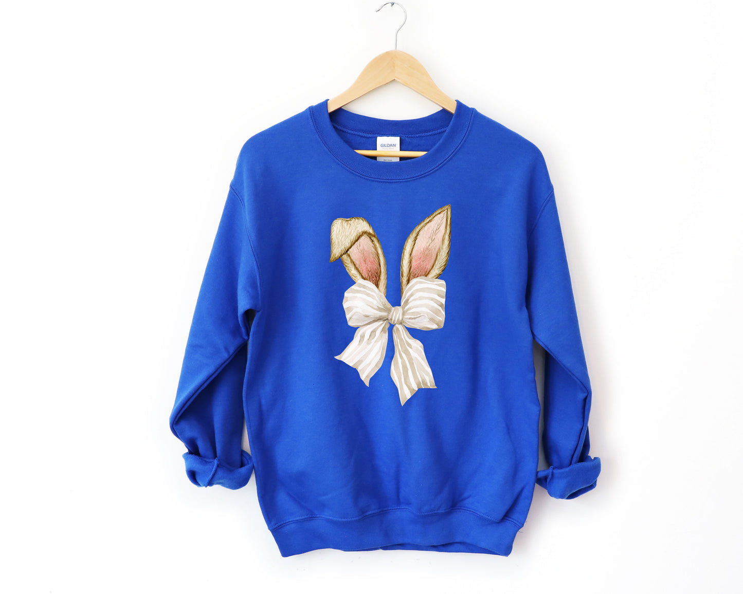 Easter Coquette Bow Cute Sweatshirt, Coquette Bunny Ears Crewneck, Bunny Bow Shirt, Easter Coquette for Mom, Mom Easter Shirt, Easter Bunny