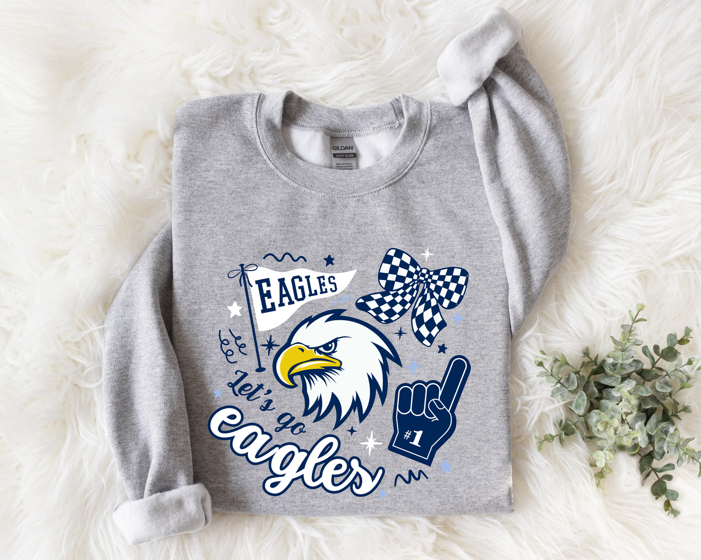 Eagle Rock "Let's Go Eagle" Sweatshirt La Bella Rose Boutique