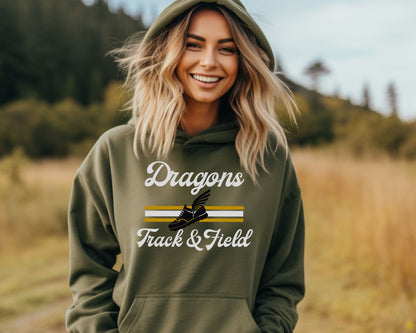 Track and Field Retro Hoodie (Unisex)