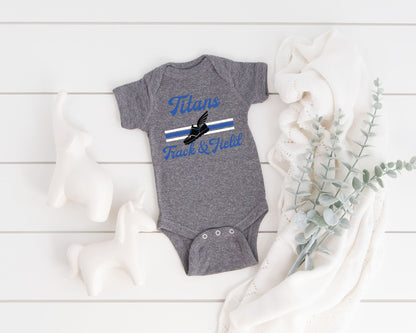 Track and Field Retro Baby Bodysuit