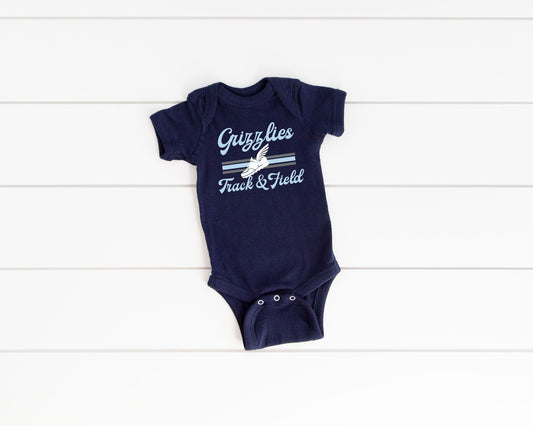 Track and Field Retro Baby Bodysuit