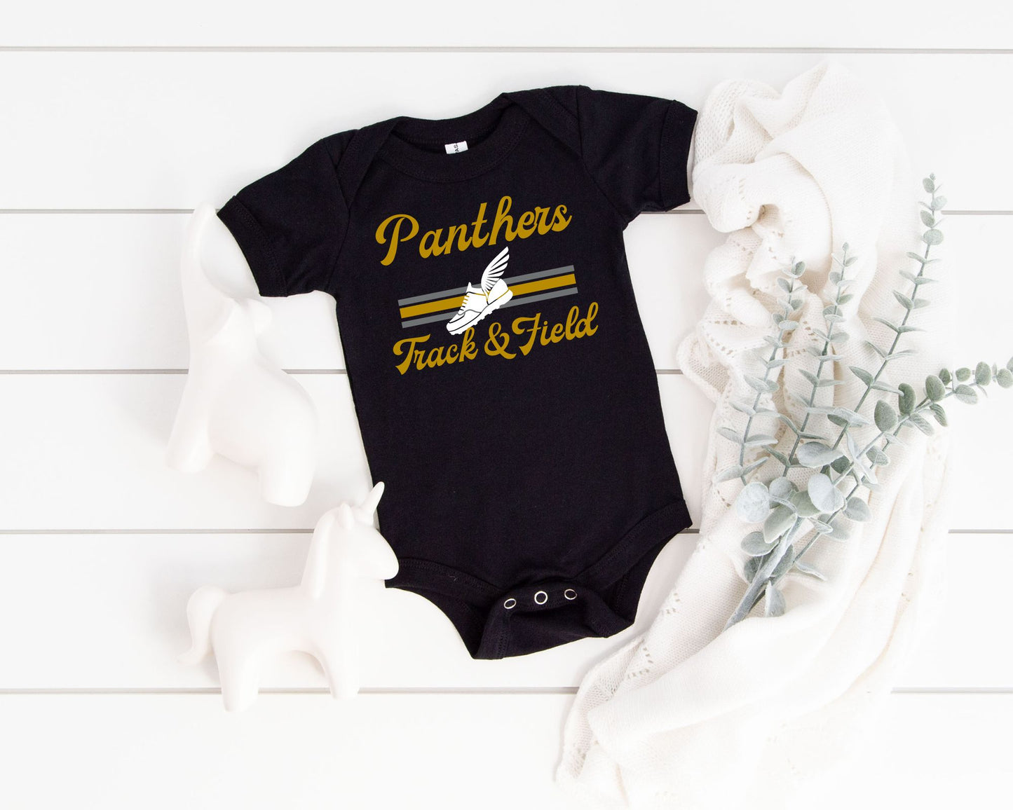 Track and Field Retro Baby Bodysuit