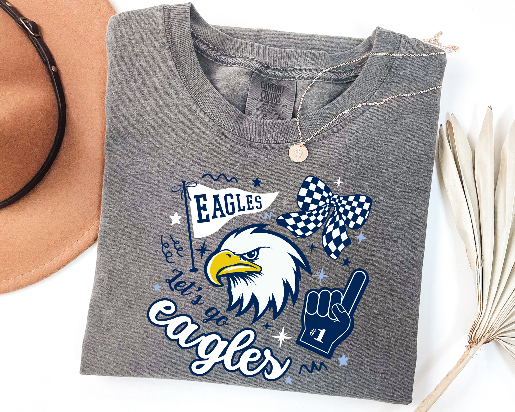 Eagle Rock "Let's Go Eagles" Adult Tees La Bella Rose Boutique
