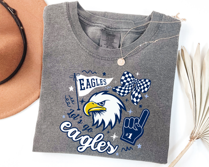 Eagle Rock "Let's Go Eagles" Adult Tees La Bella Rose Boutique