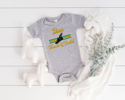 Track and Field Retro Baby Bodysuit