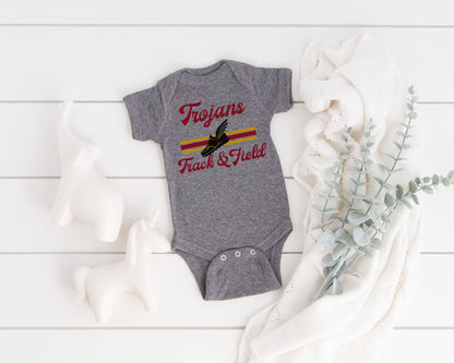 Track and Field Retro Baby Bodysuit