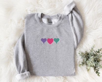 My Heart Embroidered Sweatshirt