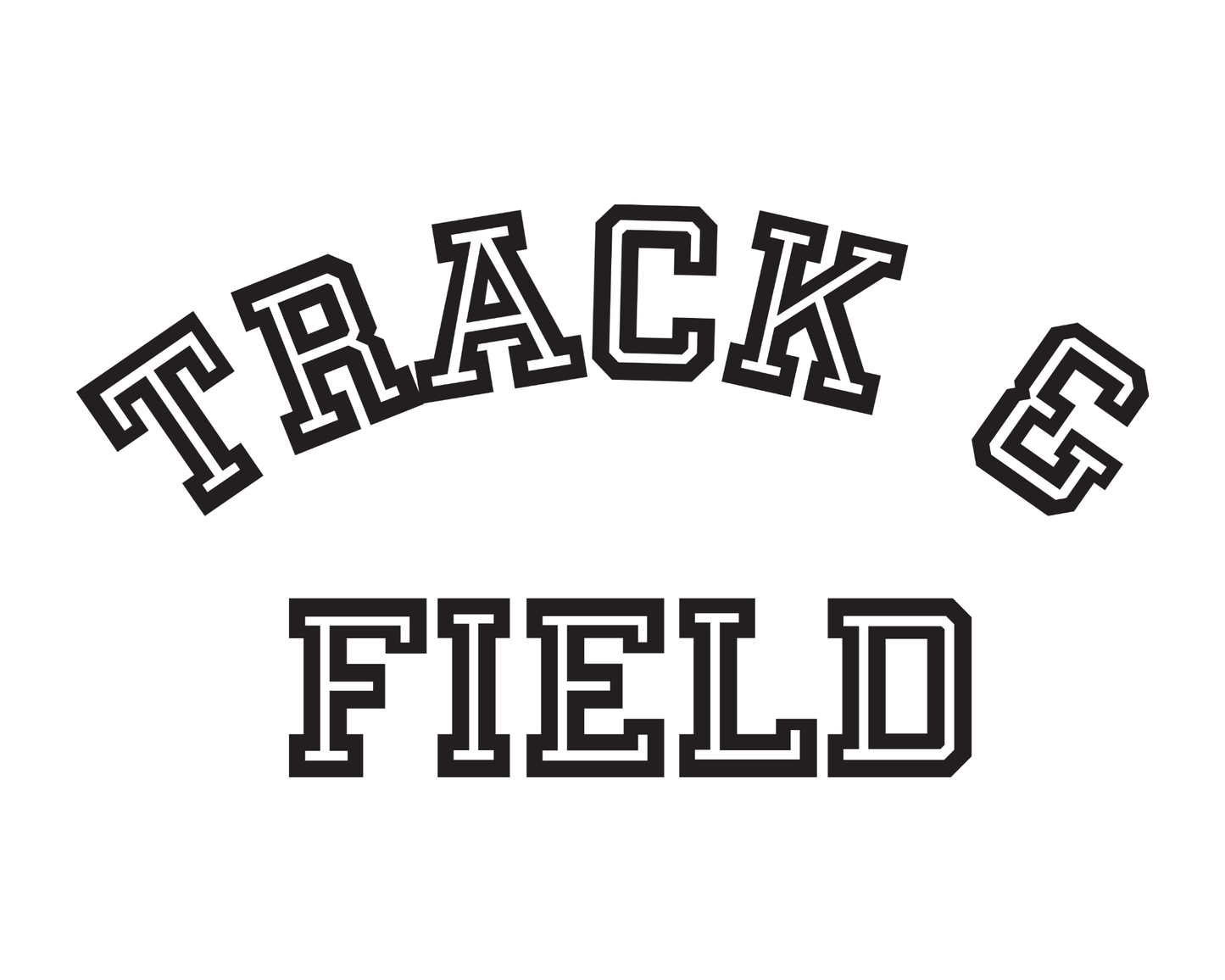 Track & Field Sweatshirts La Bella Rose Boutique