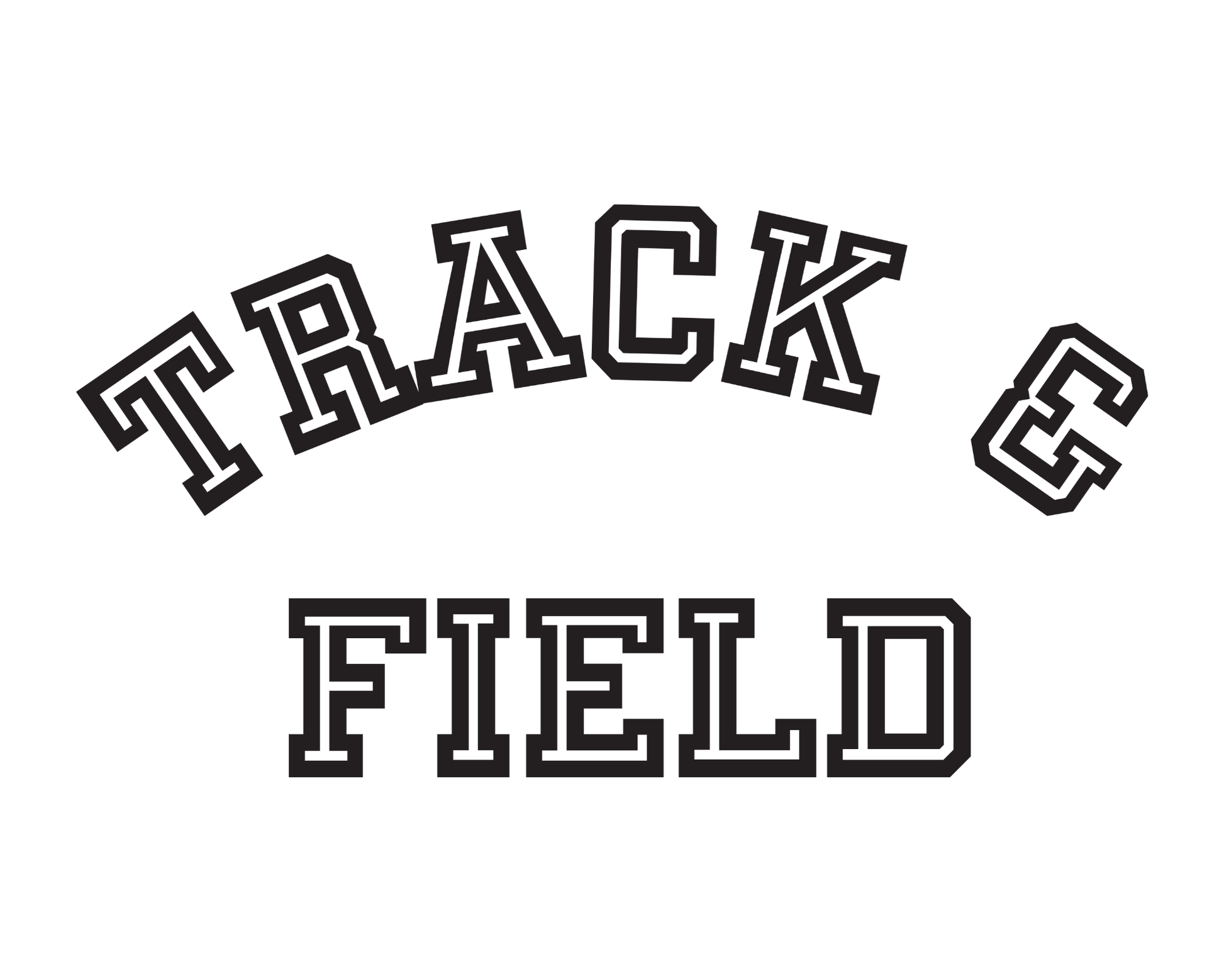 Track & Field Sweatshirts La Bella Rose Boutique