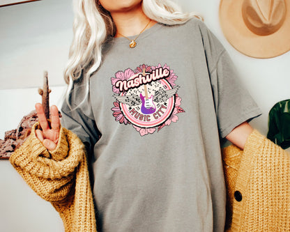 Nashville Guitar Music Tees -3 Designs-