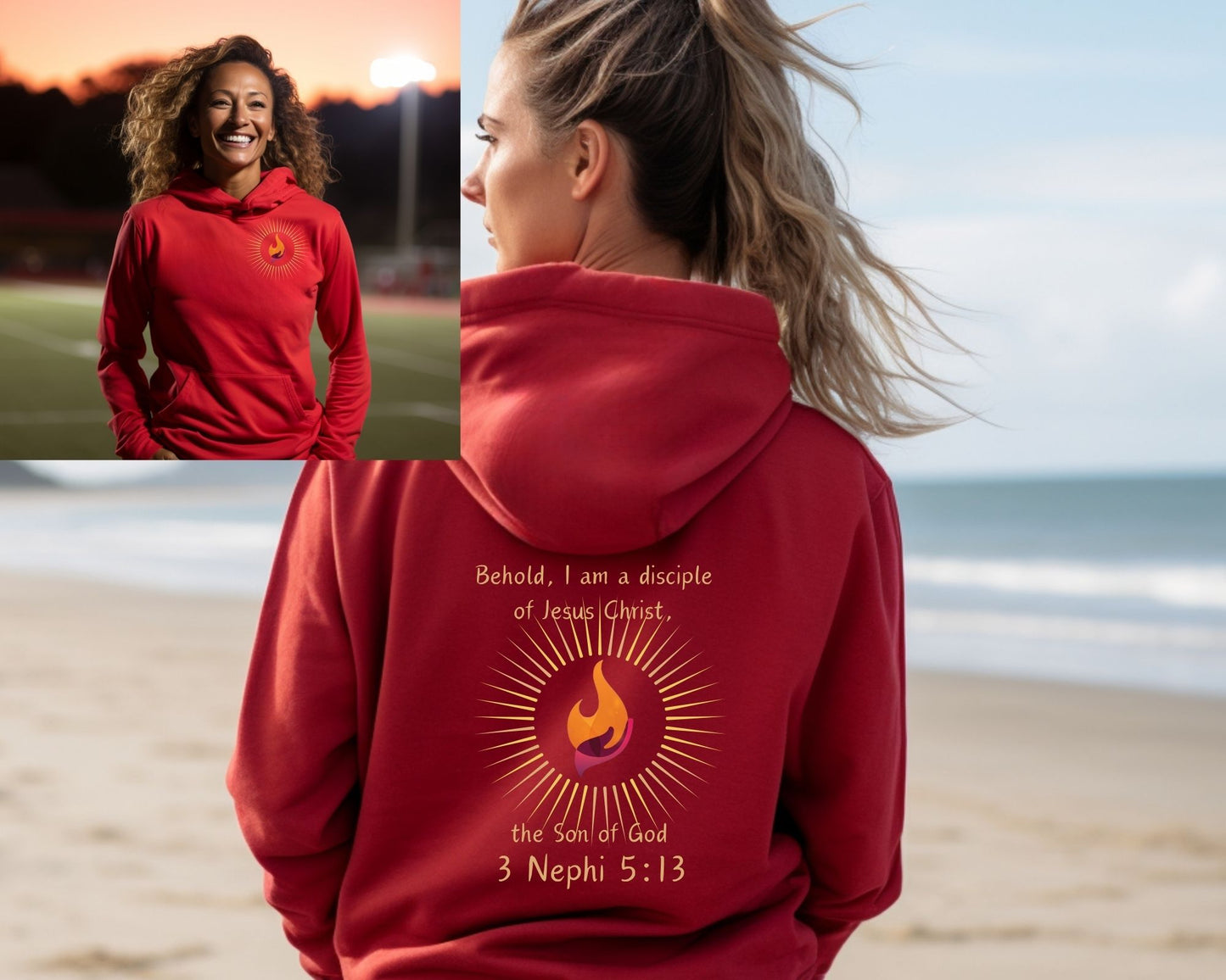 Flame Girls Camp Hoodies