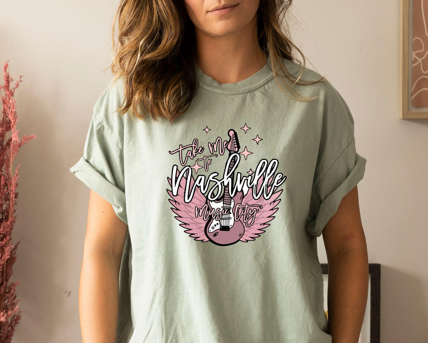 Nashville Guitar Music Tees -3 Designs-