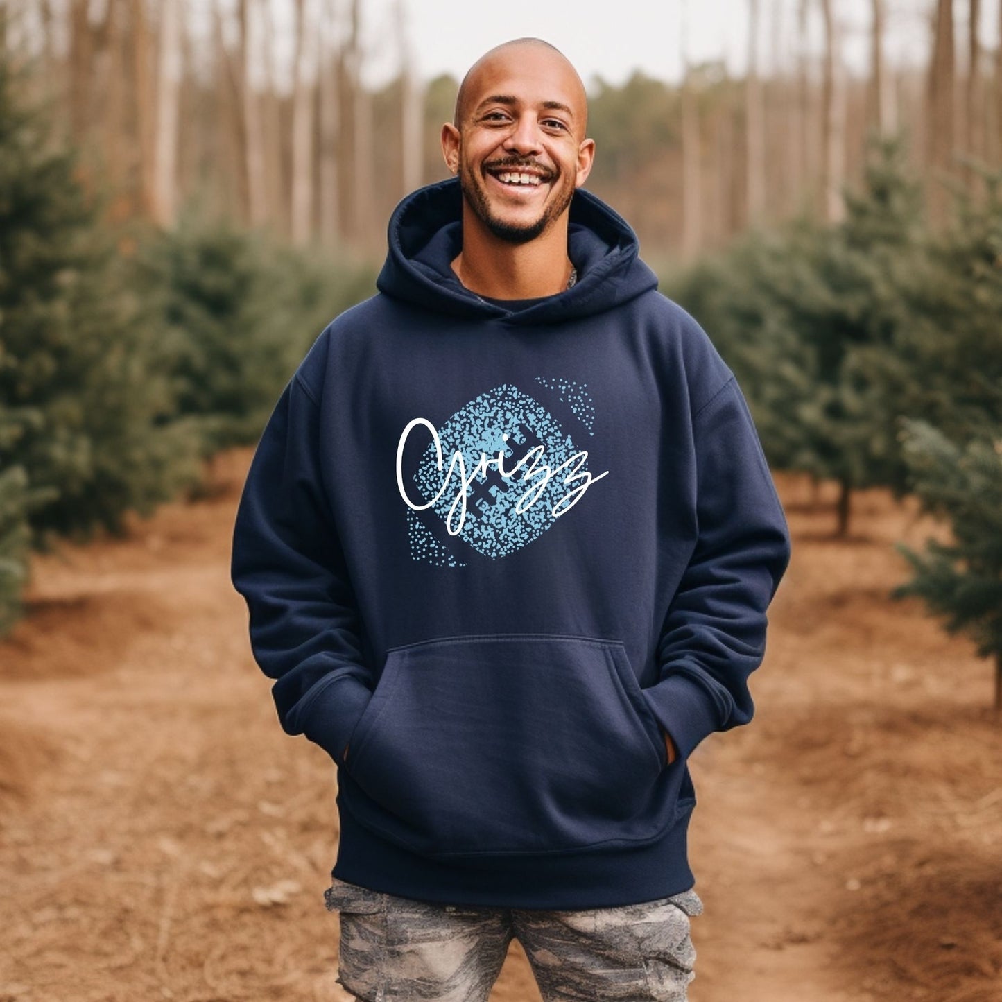 Faded football Hoodie La Bella Rose Boutique