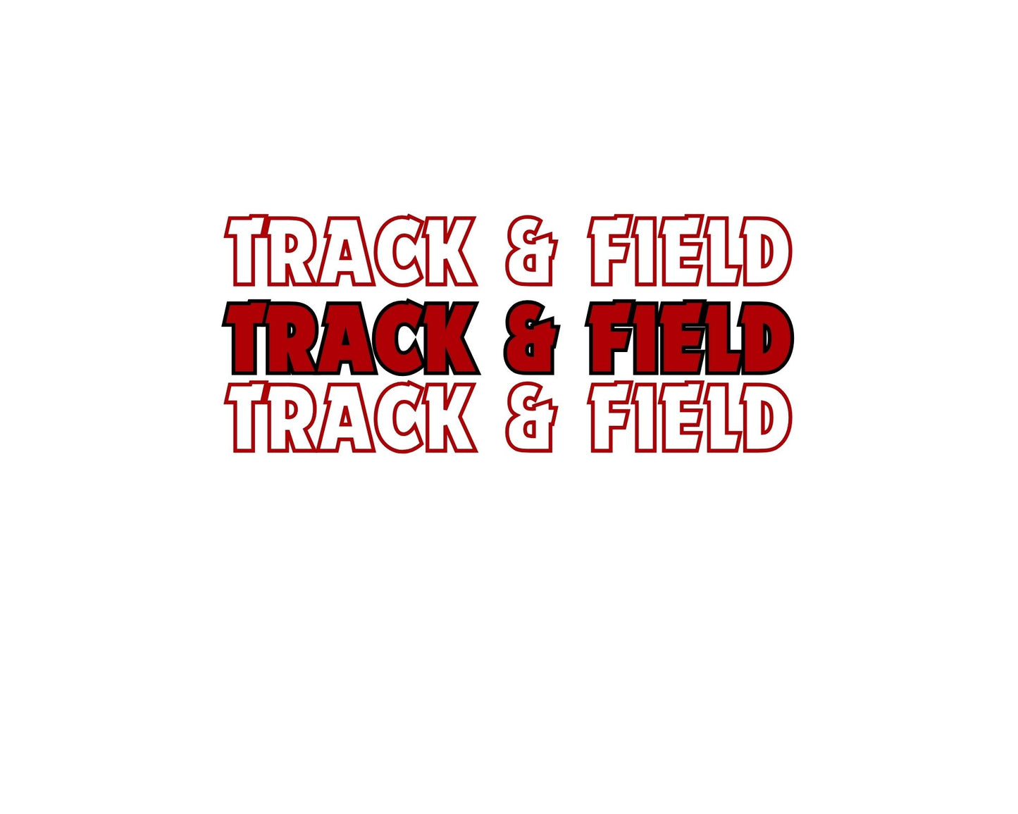 Triple Track and Field Sweatshirt (Unisex)