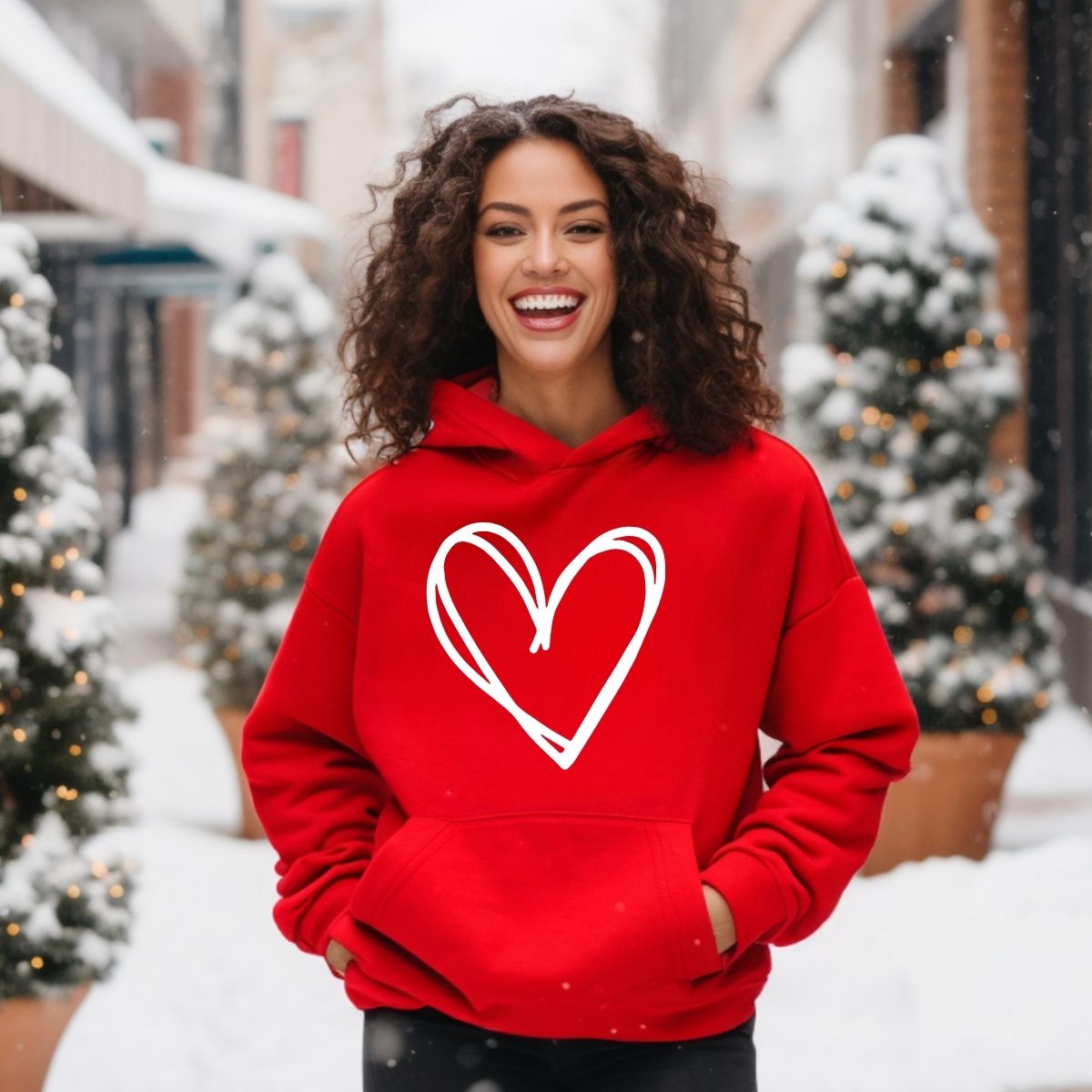 Cute Valentines Hoodie La Bella Rose Boutique