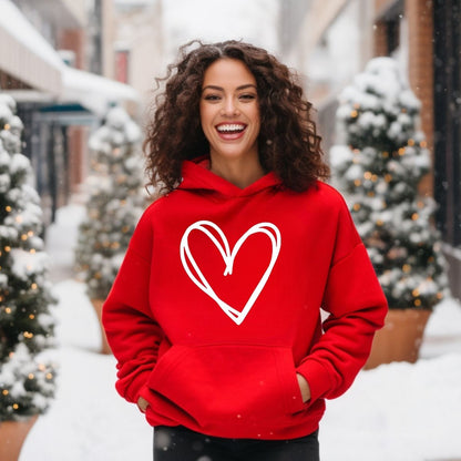 Cute Valentines Hoodie La Bella Rose Boutique