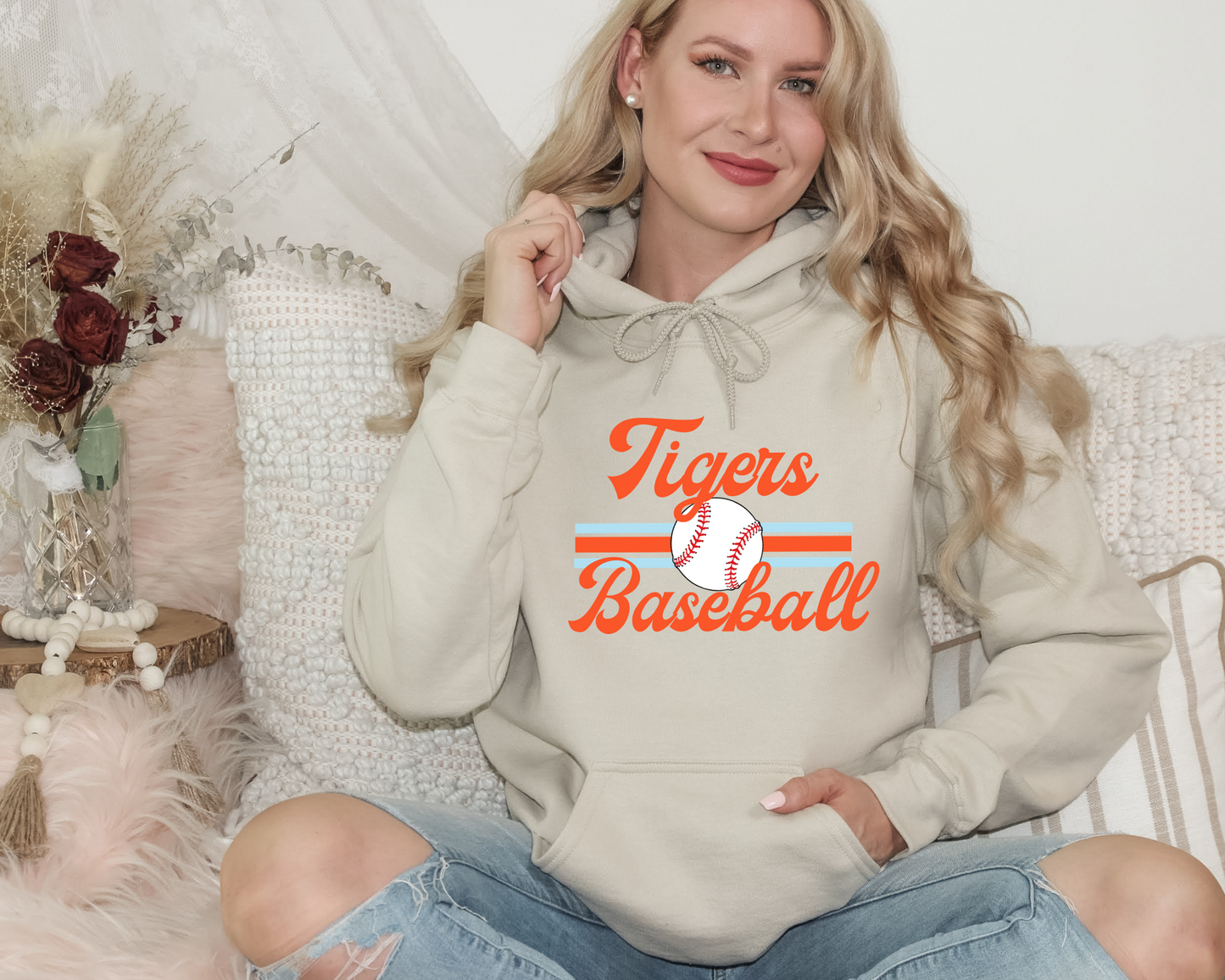 Retro Baseball Hoodie