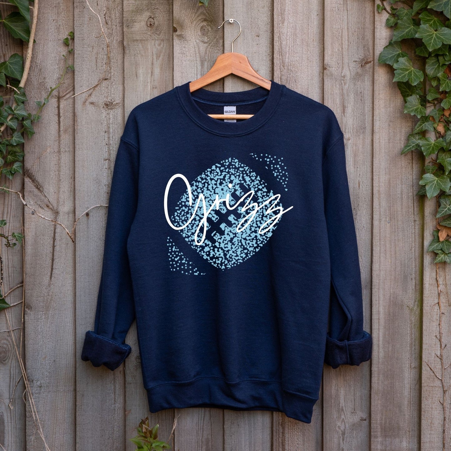 Personalized Faded Football Sweatshirts La Bella Rose Boutique