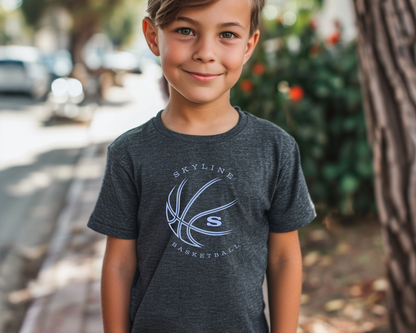Skyline Basketball Kids Tees La Bella Rose Boutique
