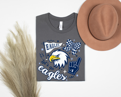 Eagle Rock "Let's Go Eagles" Adult Tees La Bella Rose Boutique