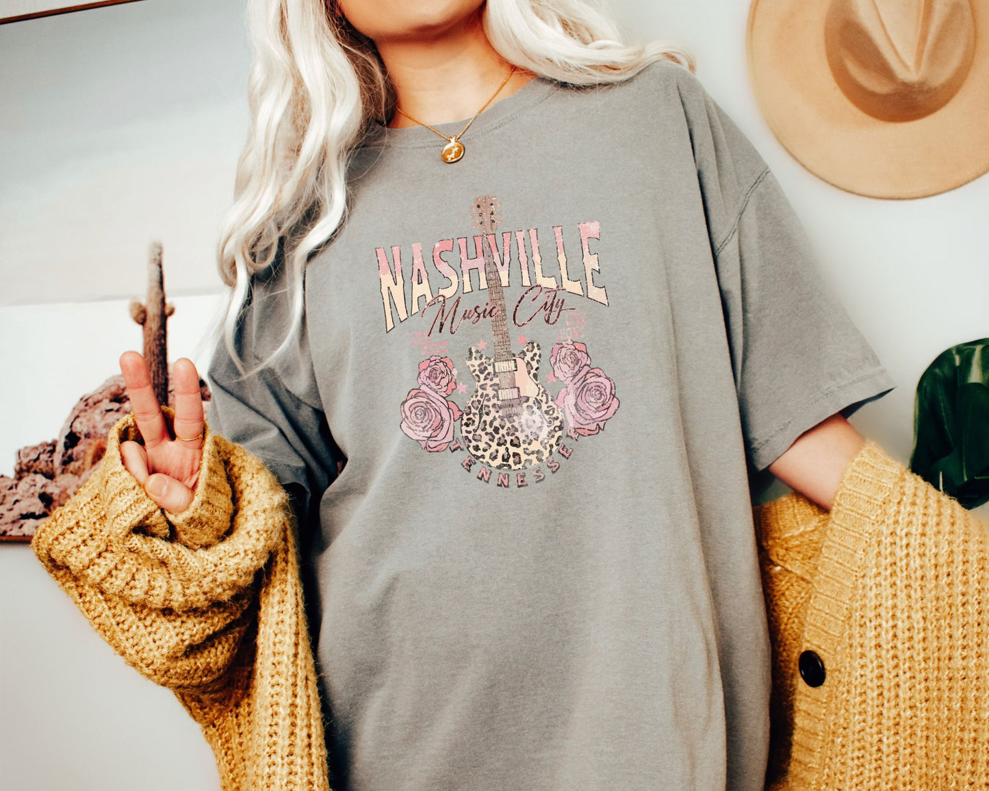 Nashville Guitar Music Tees -3 Designs-