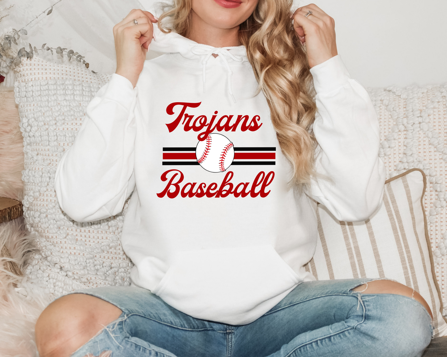 Retro Baseball Hoodie