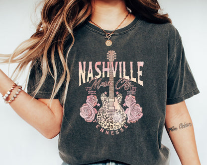 Nashville Guitar Music Tees -3 Designs-