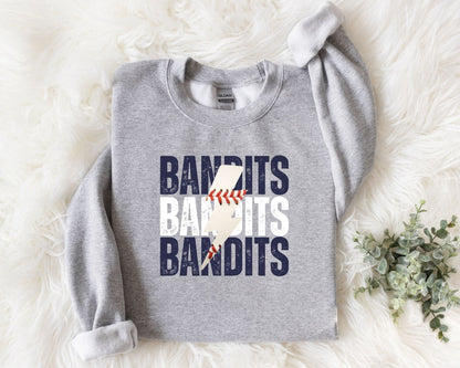 Bandits Baseball Lightning Sweatshirt