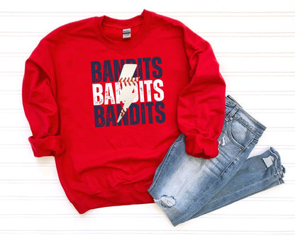 Bandits Baseball Lightning Sweatshirt